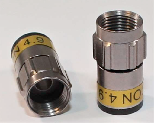 F-6-TD SELF INSTALL 4.9 NiTin TRUE DROP (99909631-04) - Connector RG6