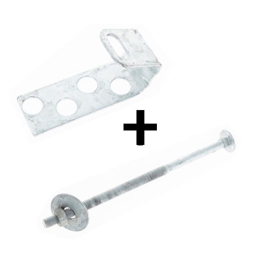 Picture of A set of universal bracket B4 for a pole + a pin for mounting