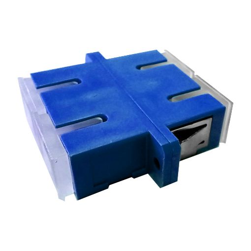 Picture of adapter sm SC PC duplex with transparent cap