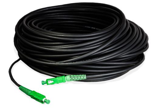 Picture of Patchcord drop G657A2, 40m black, SC APC - SC APC