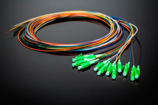 Picture of pigtail 9/125 LCA PC 2m (12 colours Telcordia)