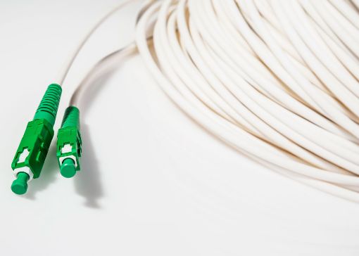 Picture of patchcord 3,0mm simplex 9/125 SC APC-SC APC 2,5m white B3ND