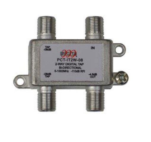 Coaxial ETX-2-8 2-WAY TAP, 8 dB
