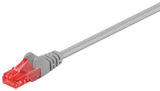 Patch Cable U-UTP, CAT6, RJ45, Gray 10m