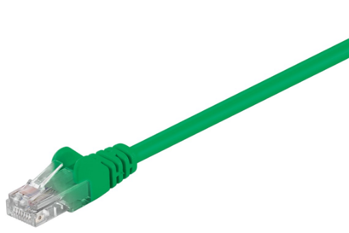 Patch Cable U-UTP, CAT5, RJ45, Green 5m
