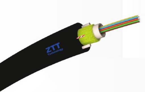 ADSS 12F – unitube/12fiber, G.652D, 1000N, diameter  5.2mm,ZTT