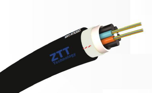 DUCT Antirodent 48F – multitube 48fiber,12f/tube, G652D, 2700N, d. 9mm,ZTT