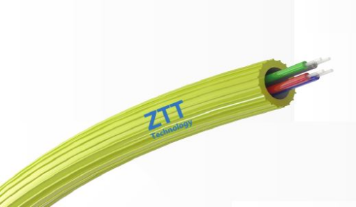MicroDuct 4F – microduct, UT, 4fiber, G.657A1, d. 1,2mm, HDPE yellow jacket, ZTT