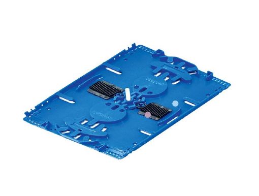 splice tray 24 splices, 2x splice holder for 12 splices, 1x cover