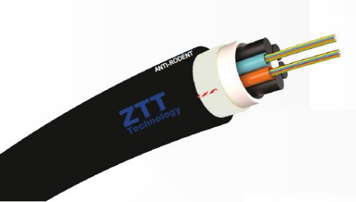 DUCT Antirodent 12F – multitube 12fiber,12f/tube, G652D, 2700N, diameter 9mm,ZTT